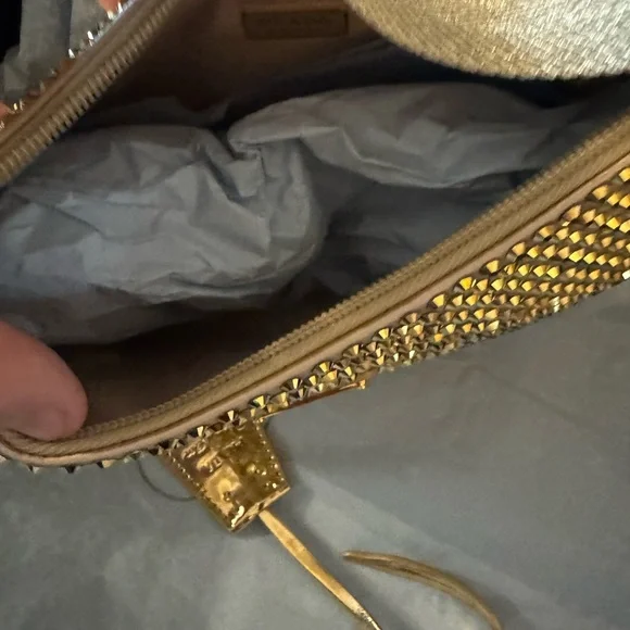 Prada Gold Studded Women's Bag - Picture 5 of 5